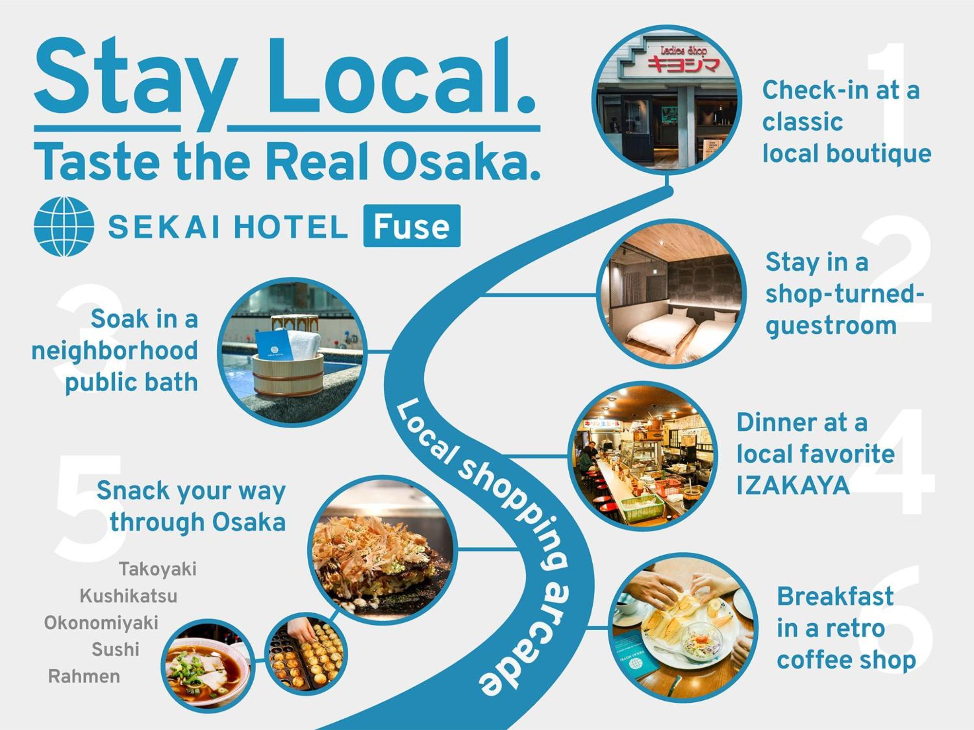 Sekai Hotel Deep Osaka Experience Jao Kültér fotó